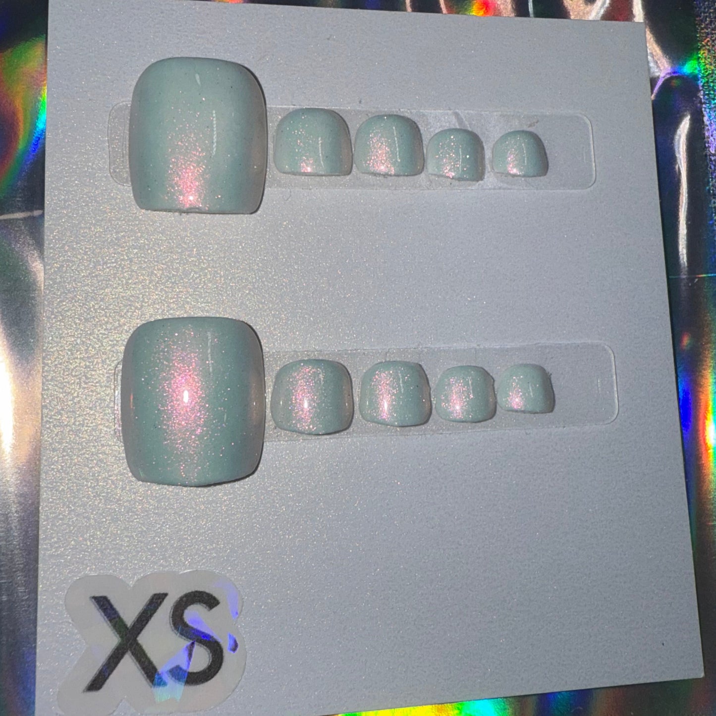 Custom Press-On Pedicure Set