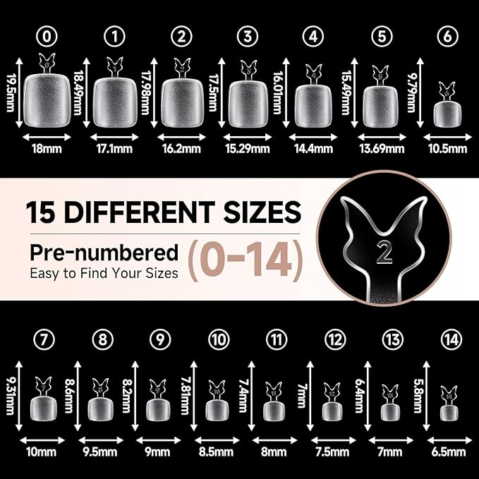 Sweet Pea Pedi Light Pink Press-On Toenails Size Small