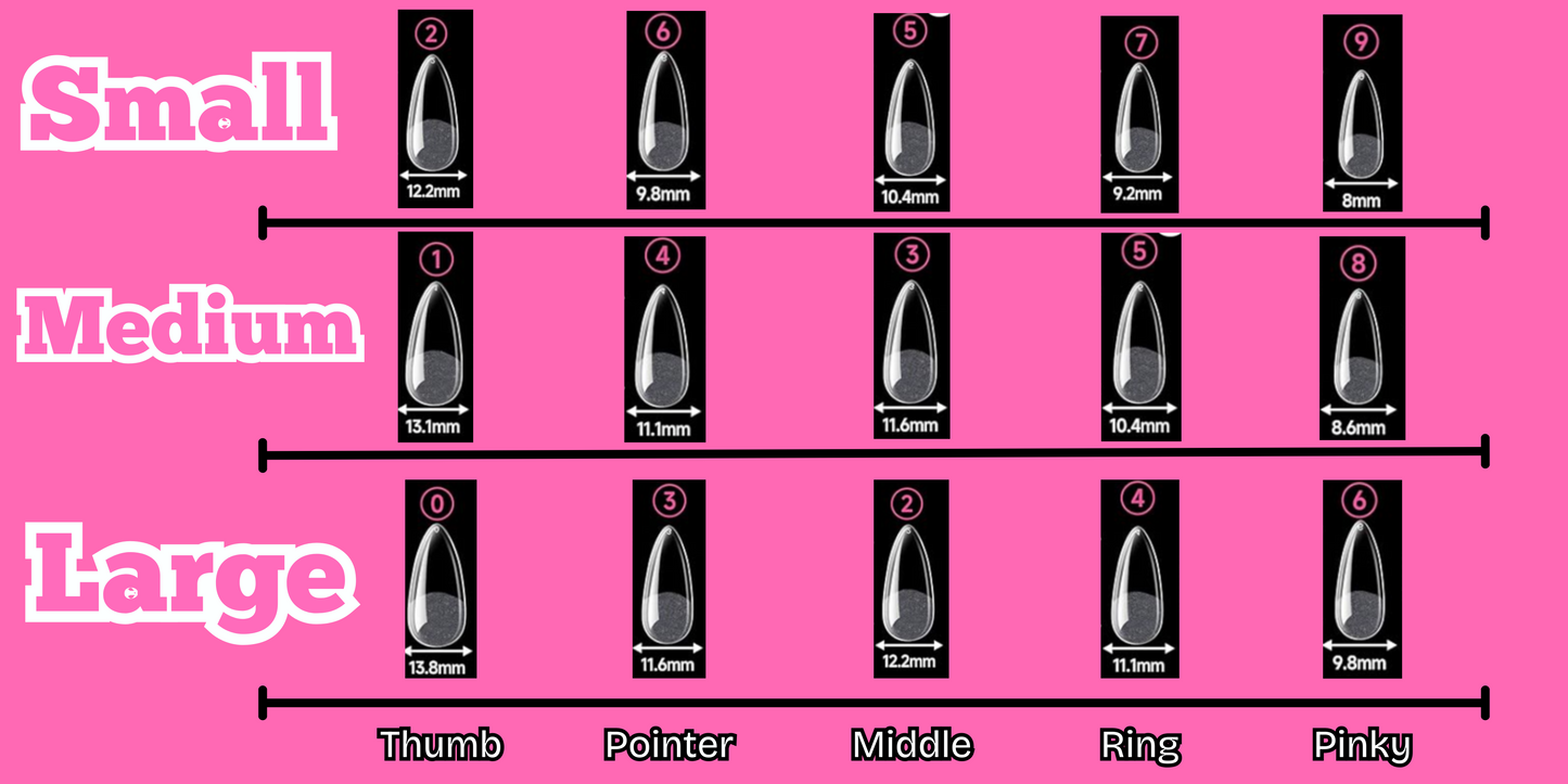 Watermelon Bee Light Pink Short Almond Press-On Nails – Reusable Gel X Set