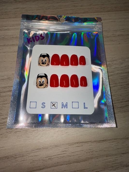 DIY Mickey Mouse Nails: Step-by-Step Gel X Press-On Tutorial for Magical Manicures!