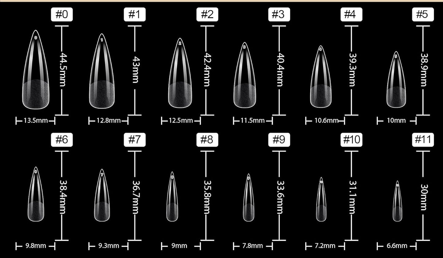 Pink Mermaid Chrome Press-On Nails – Extra Long Stiletto