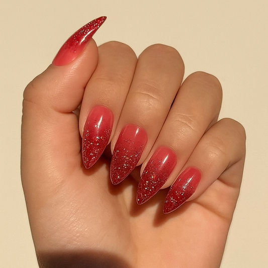 Pink Prosecco - Medium Stiletto (Size Medium)-CLEARANCE