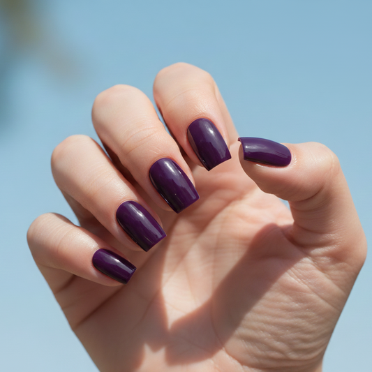 Midnight Plum Medium Coffin (Size Large) - CLEARANCE