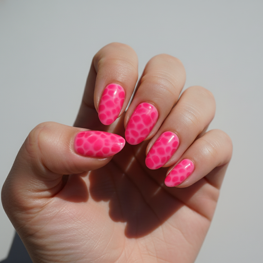 Pink Bloom Blooming Gel Press-On Nails | Extra Short Almond Size Medium